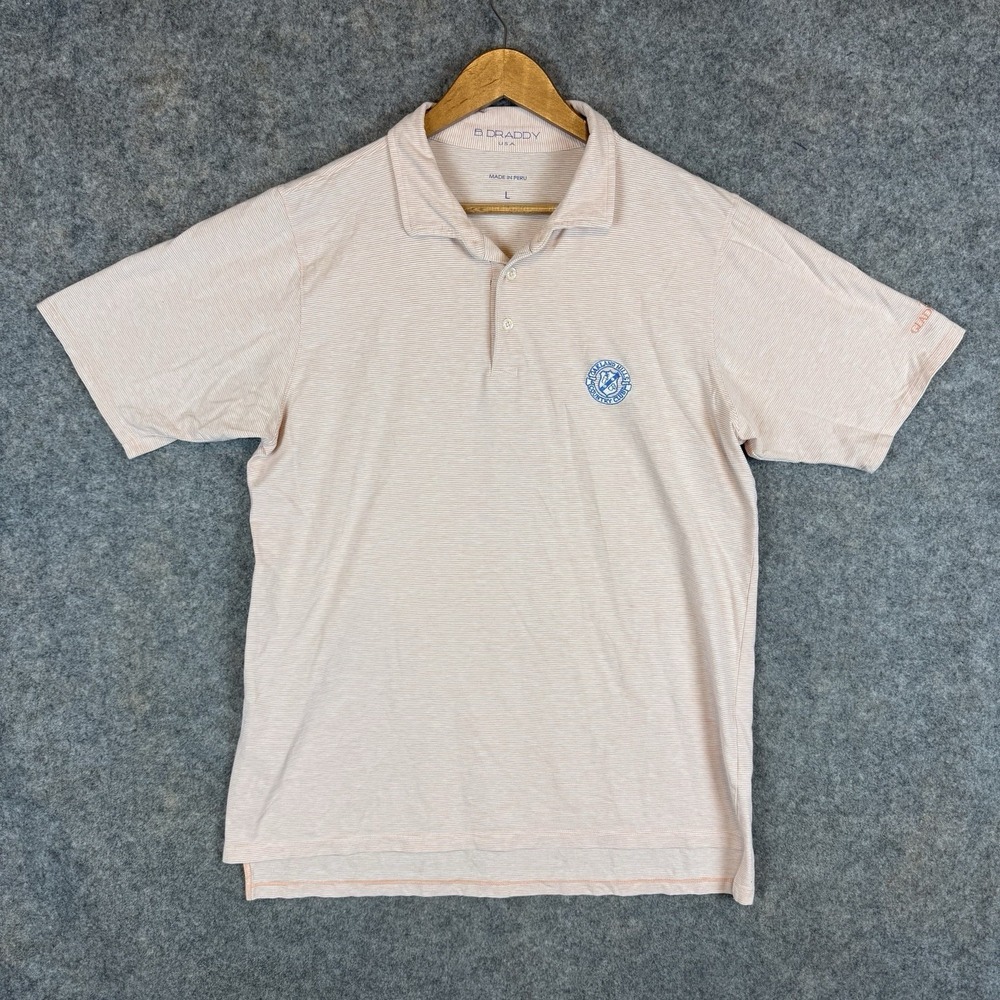 B Draddy Polo Shirt Mens Large Oakland Hills Country Club Golf Outdoor USA